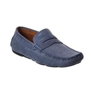 Dune London Bradlay Suede Driver, Blue